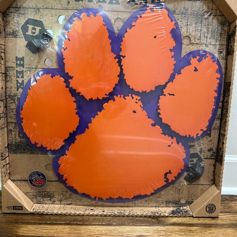 Clemson Tigers 3D Metal Wall Art dorm decor